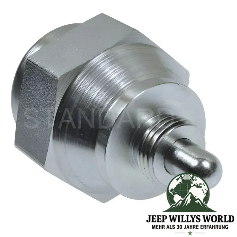 Vakuumschalter, Unterdruck, Allrad für NV231, NV241, NV241OR, NV242, NV247, MP1622C und MP3022 Verteilergetriebe. Jeep Wrangler TJ / JK / JL / Grand Cherokee WJ / WG / Gladiator JT / Liberty KJ (2003-2026), Schalter Seite abgebildet.