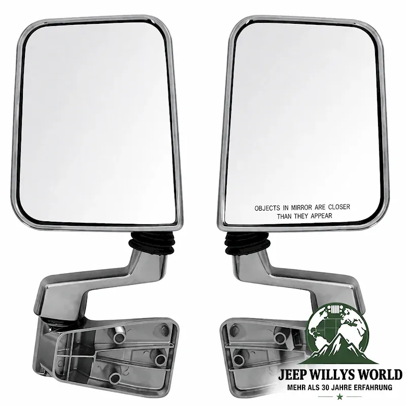 Außenspiegel Set Chrom HIGHROCK 4x4 Jeep Wrangler 87-02