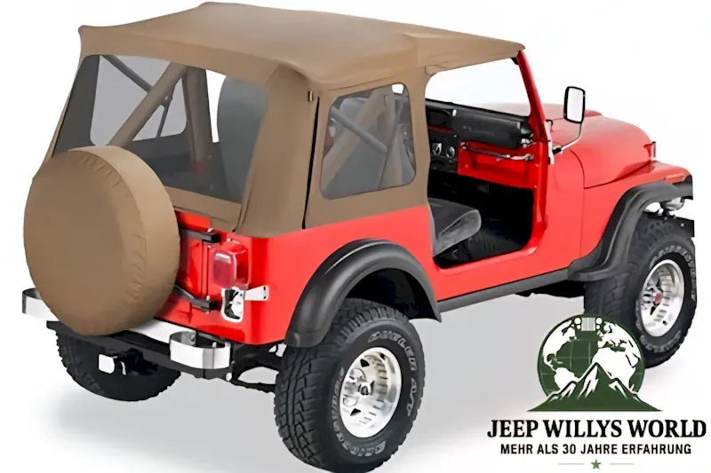 Supertop Verdeck Spice Denim Jeep CJ7 Wrangler YJ 80-95