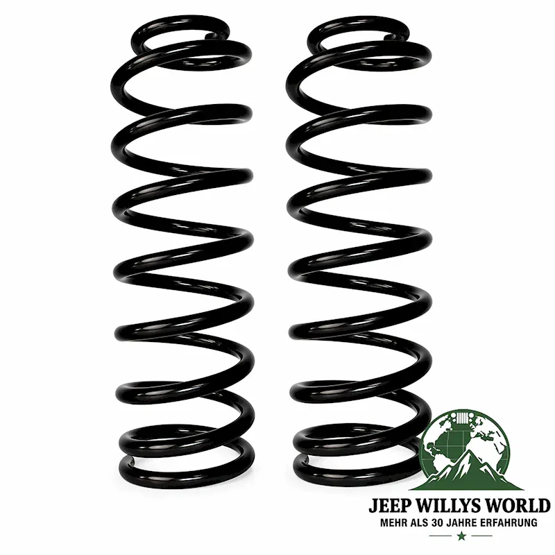 front Coil Spring Kit (left & right), stock height, no lift. Jeep Cherokee XJ (1984-2001)