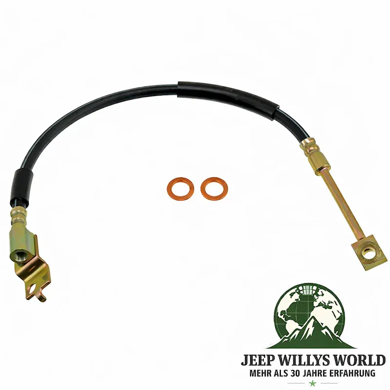 Brake Hose Front Left Raybestos Jeep Wrangler 87-89