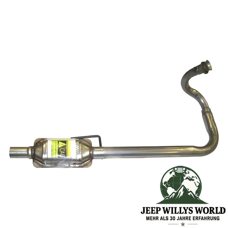 Hosenrohr, Flammrohr mit Katalysator für 2,5L Motor. Jeep Wrangler TJ (1996-24.01.2000).