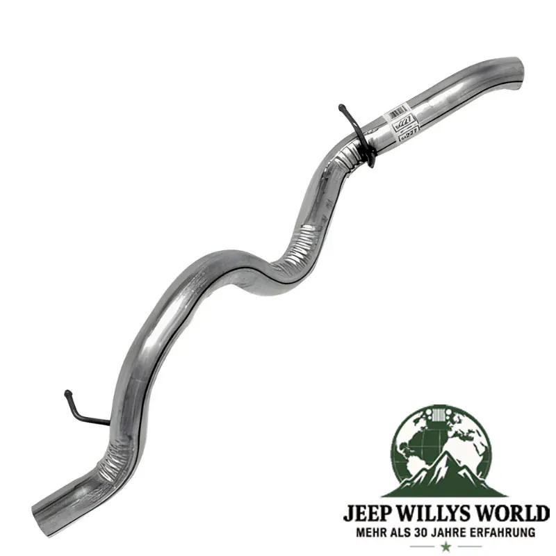Endrohr mit 2,5" (63,5 mm) für 2,4L, 2,5L oder 4,0L Motor. Jeep Wrangler TJ (1996-2006).