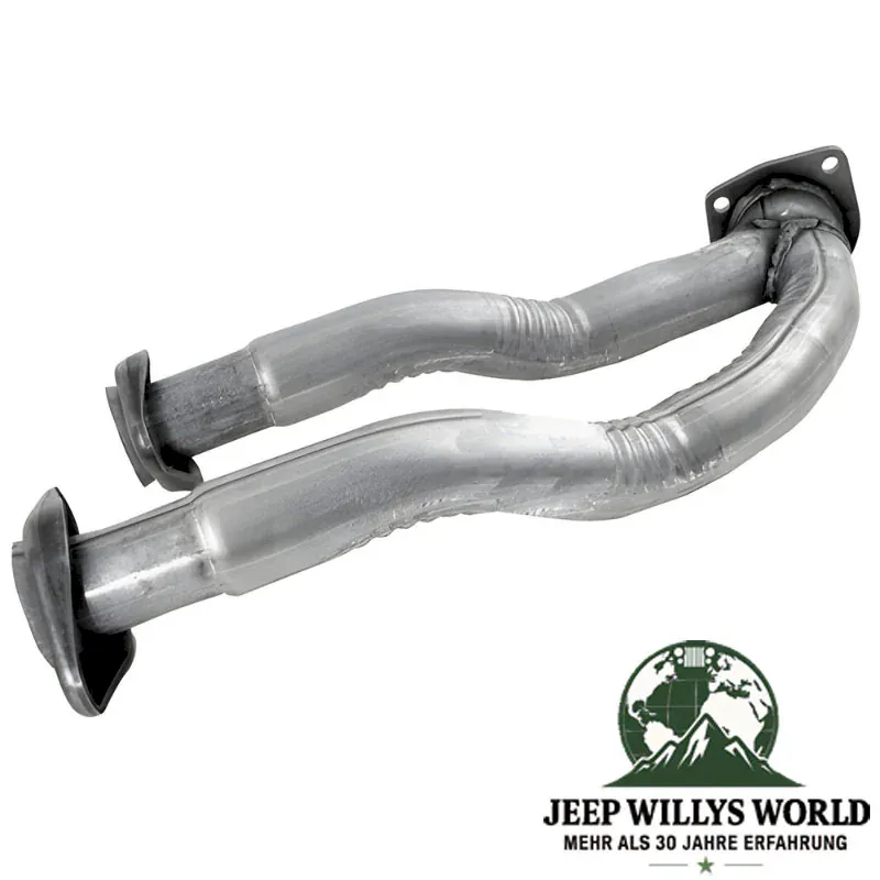 Y-Flammrohr, Doppel-Hosenrohr für 4,0L 6. Zylinder Benzinmotor. Jeep Cherokee XJ (2000).