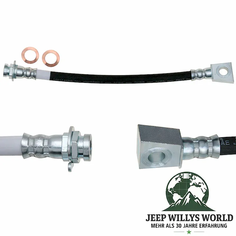 Brake Hose Rear Right Jeep Wrangler 03-06