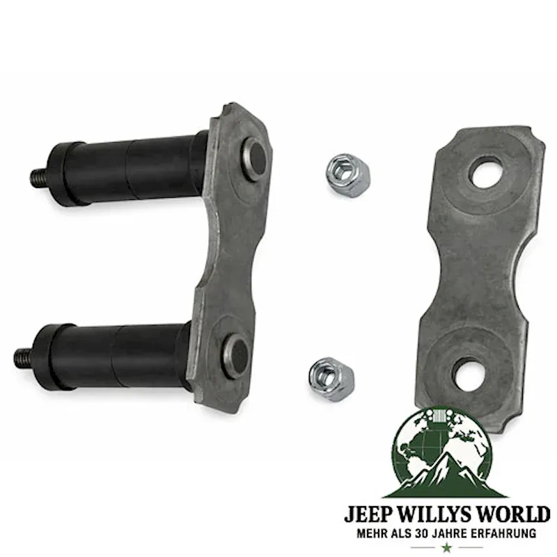 Blattfeder Federschäkel Kit hinten Jeep CJ 76-86