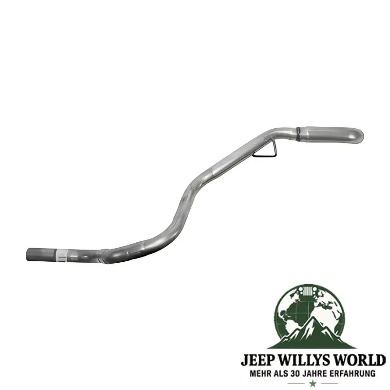 Exhaust Endrohrbogen (aluminisiert) mit 2" (50,80 mm) Rohreinang für 4,0L und 5,2L Benzin Motor. Jeep Grand Cherokee ZJ / ZG (1996-1998).