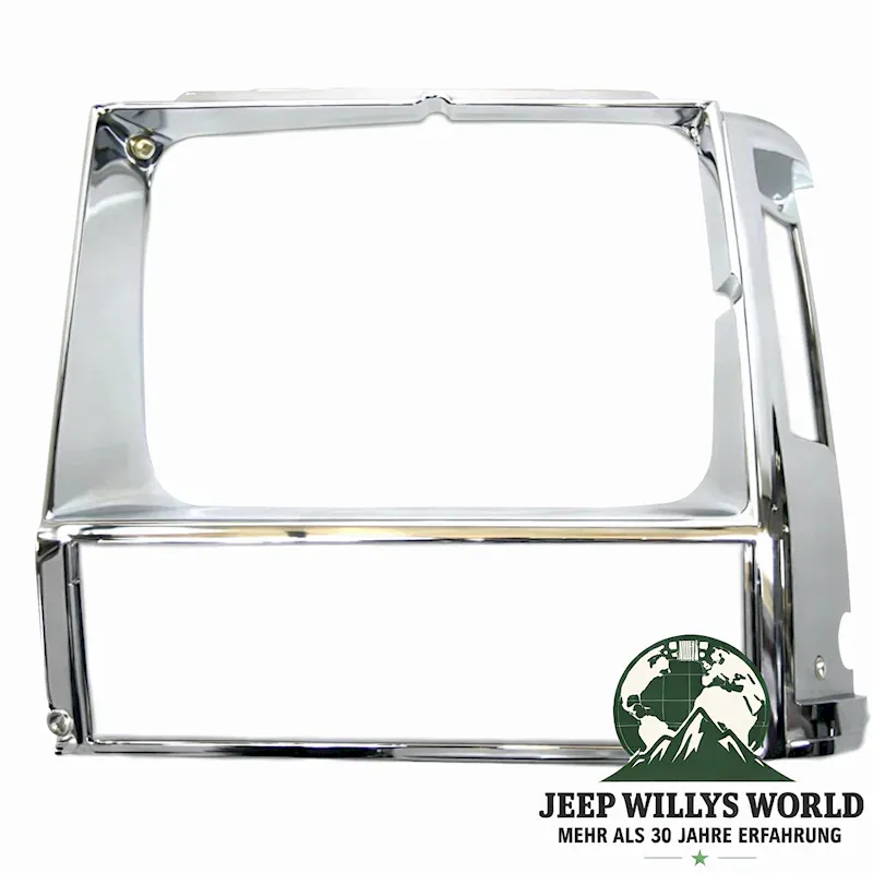 Scheinwerferrahmen Chrom Links Jeep Cherokee 84-90