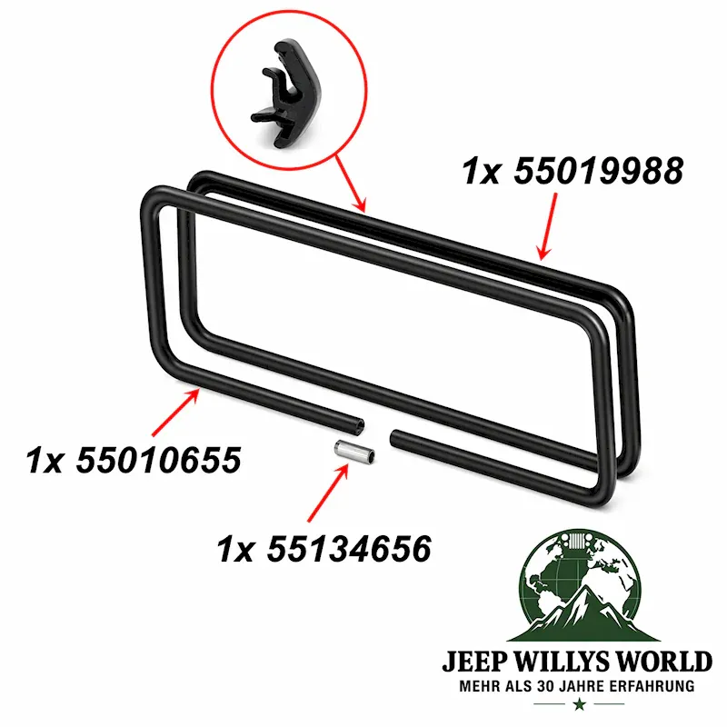 Windshield Glass Seal Kit Jeep Wrangler 87-95