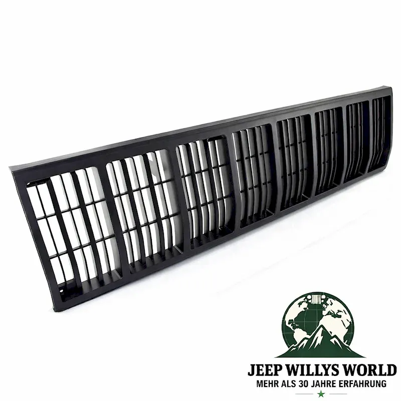Frontgrill Kühlergrill Blende schwarz Jeep Cherokee 87-90