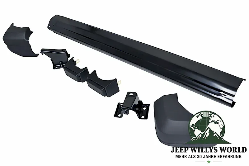 Stoßstangen Set hinten schwarz Jeep Cherokee 84-96