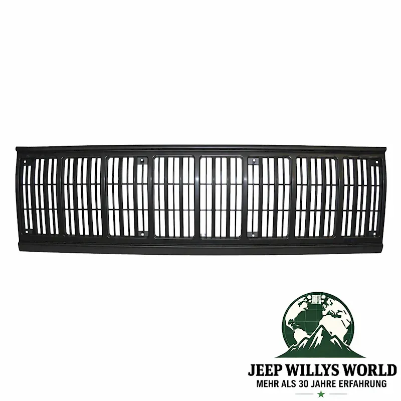 Frontgrill Kühlergrill Blende schwarz Jeep Cherokee 91-92