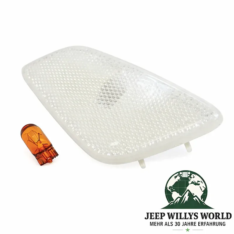 Turn Signal Sidemarker Lamp White Right US Model Jeep Wrangler 96-06