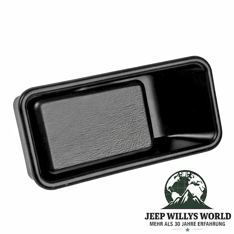 outside Halfdoor Paddle Handle, driver side (left). Jeep Wrangler YJ TJ (1987-2006)