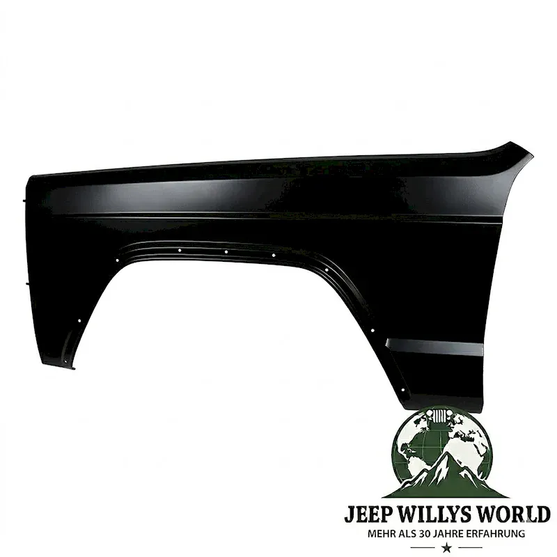 Fender Front Left, Black primed. Jeep Cherokee XJ (1984-1996).