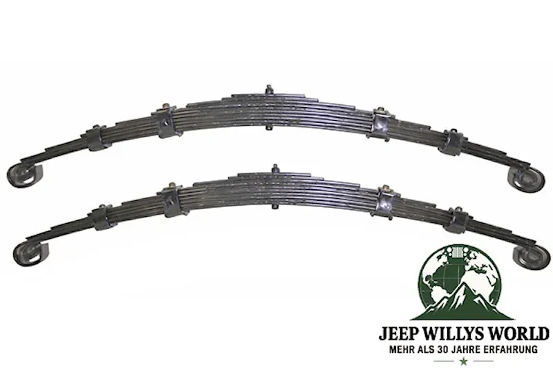 Blattfeder Blattfederpaket Paar vorne 10-Lagen Jeep CJ Willys Ford GPW 41-64