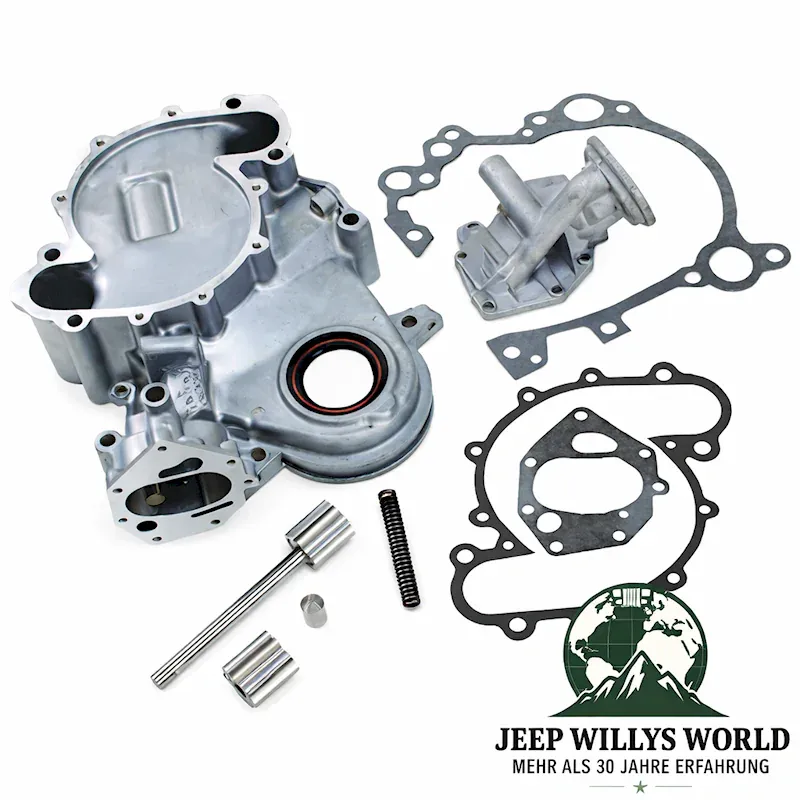 Steuerketten-Gehäuse Set 5,0 + 5,9 + 6,6 L 8 Zyl. Jeep CJ + SJ 71-91