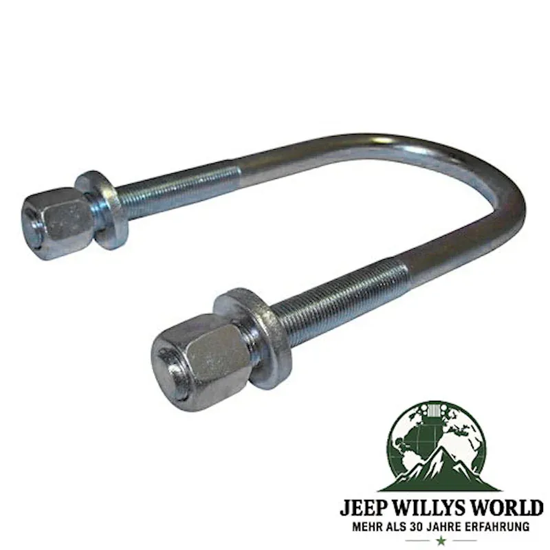 Blattfederbügel vorne / hinten Dana 30 + 35 + 20  Jeep CJ + Wrangler YJ 74-95