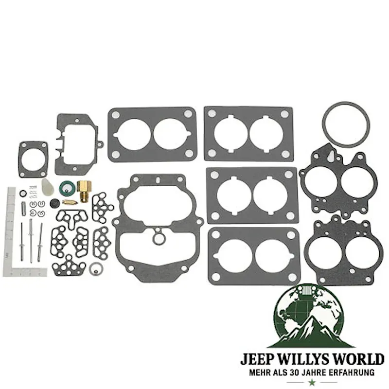 Carburetor Repair Set 2-BBL Jeep CJ + Wrangler 4,2 L 76-90