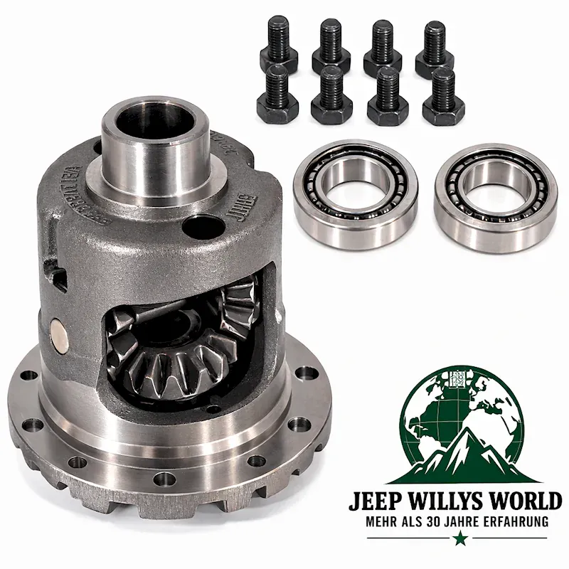 Differentialkorb Set Dana 35 Ratio 3.55 bis 4.88 Trac-Lok Jeep Wrangler + Cherokee + Grand Cherokee 90-00