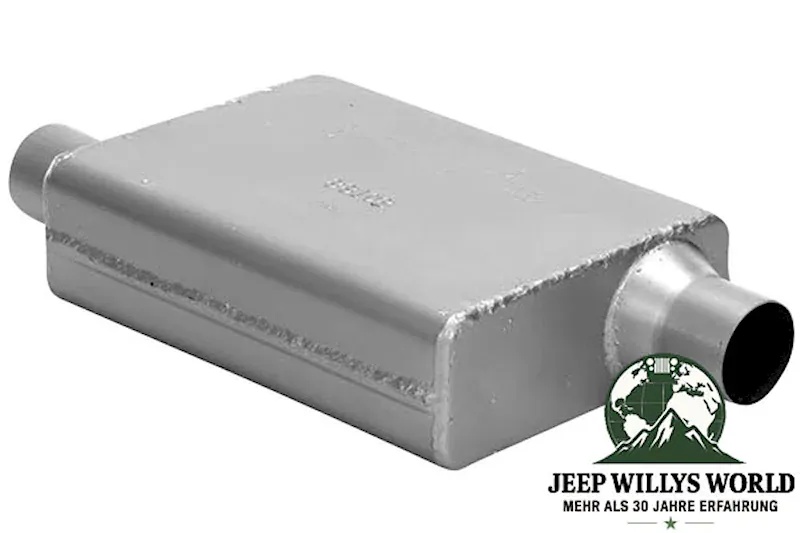 Sportendtopf 2,5" Cherry Bomb "Vortex" Jeep CJ Grand Cherokee ZJ WJ 76-04