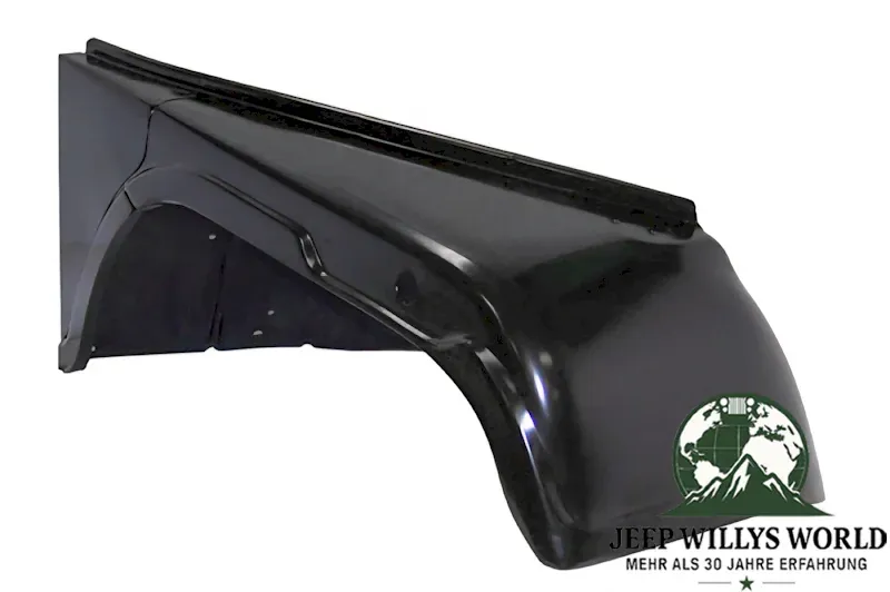front right Fender, primed black, bolt on fit to original mounting points. Jeep CJ5 / CJ6 (1969-1971)