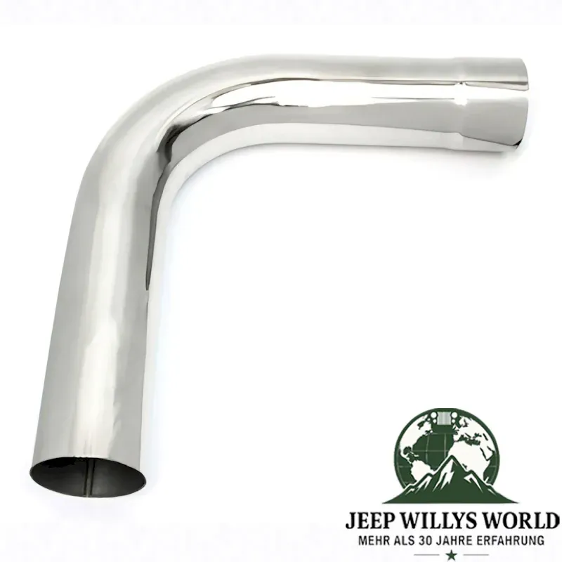Auspuff Rohrbogen Universal Edelstahl 90° Ø 63mm / 2,5" Jeep