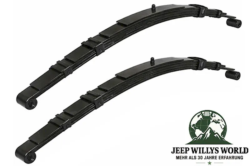 Blattfeder Blattfederpaket Paar hinten 9-Lagen Jeep CJ Willys Ford GPW 41-64