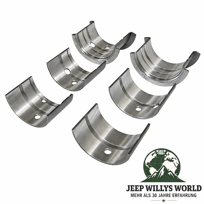 Kurbelwellenlager Hauptlager Übermass 0,040" 4-134 L + F Head Jeep CJ Willys Ford GPW 41-71