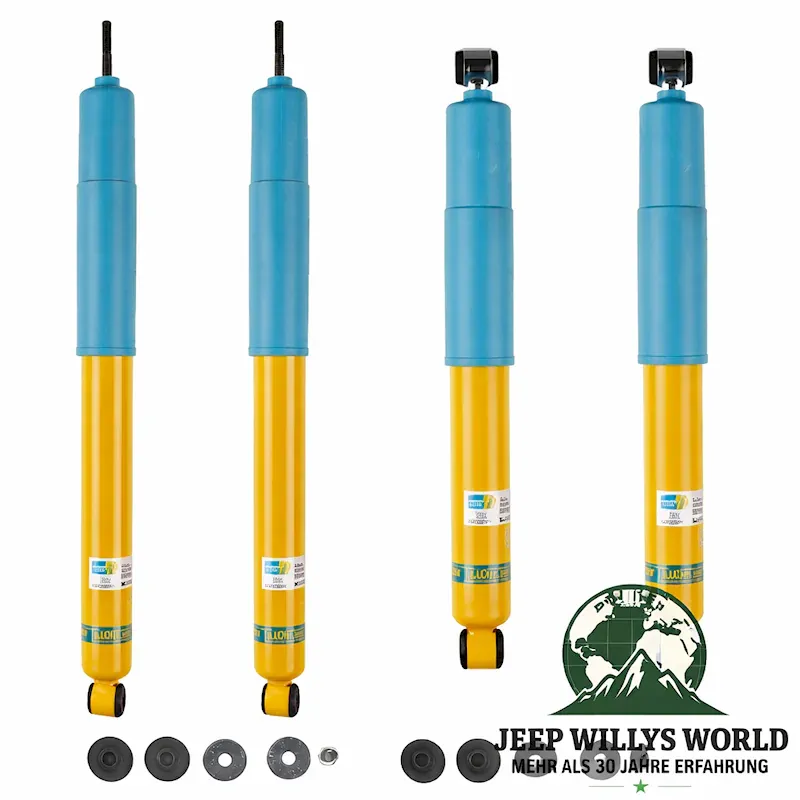 Shock Absorber Gas Set Bilstein B6 Standard Jeep Wrangler 87-95