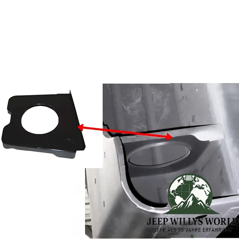 Reserverad Verstärkung seitlich Jeep Willys CJ 46-64