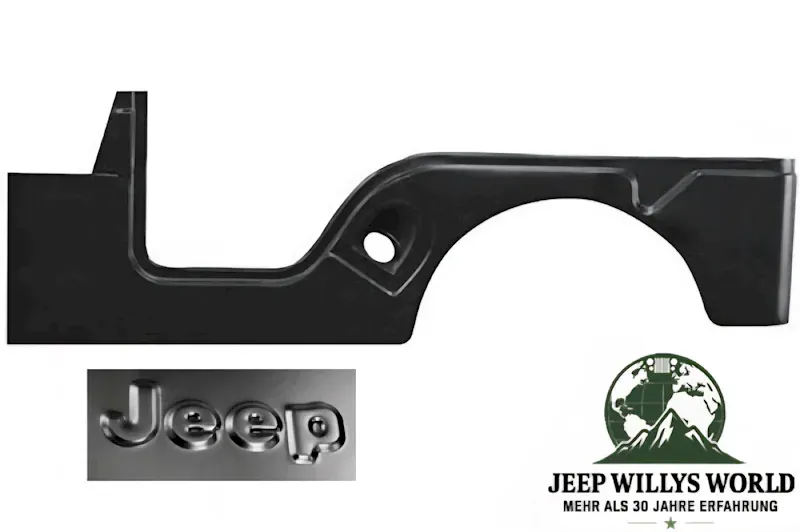 Body side panel Left with Embrossing Jeep CJ5 55-69