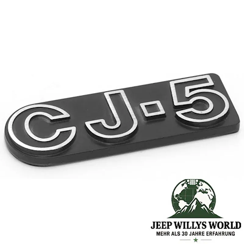 Jeep CJ5 Emblem Schriftzug "CJ-5" Jeep CJ 72-83
