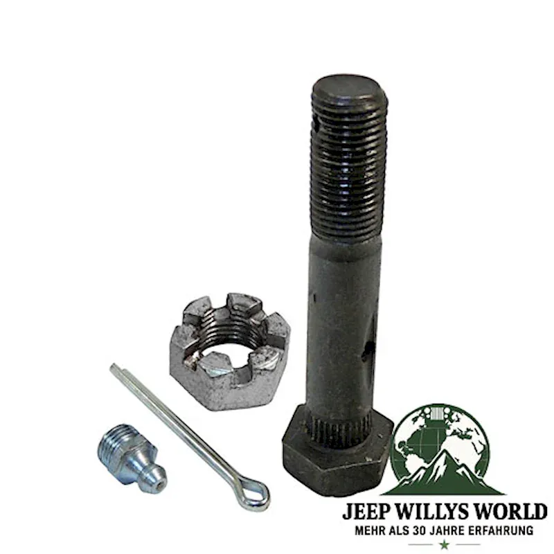 Blattfederbolzen abschmierbar vorne oder hinten Jeep CJ + Willys + Ford GPW 41-58