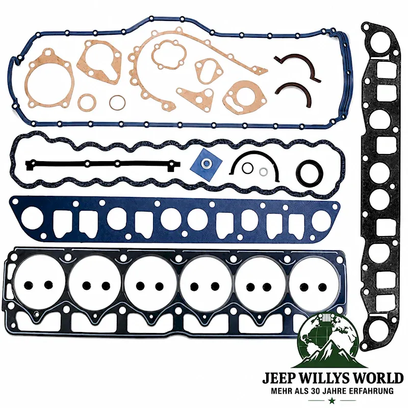 Enginetech Motordichtsatz oben + unten Jeep Wrangler YJ / Cherokee XJ / Grand Cherokee ZJ 4,0L Motor (1992-1995)