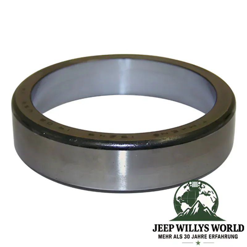 Outer Output Shaft Bearing Cup Dana 20, 300 Transfer Case rear Jeep CJ5 / CJ6 / CJ7 / CJ8 (62-86), Close-Up.