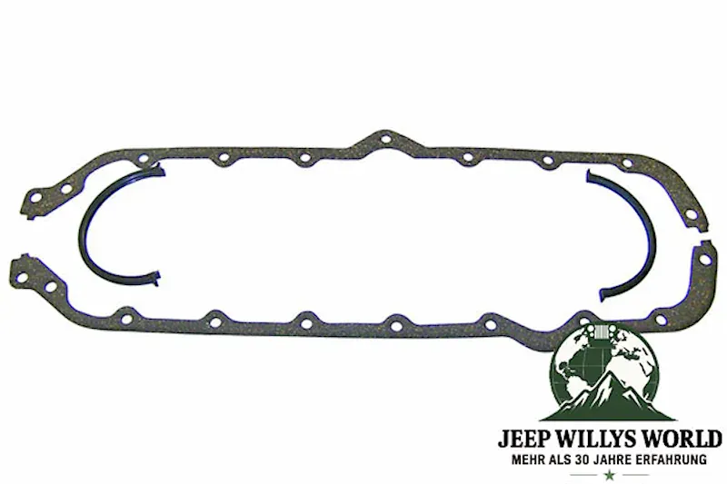 Oil Pan Gasket Set Jeep CJ 5,0 + 5,9 8 Zyl. 72-91