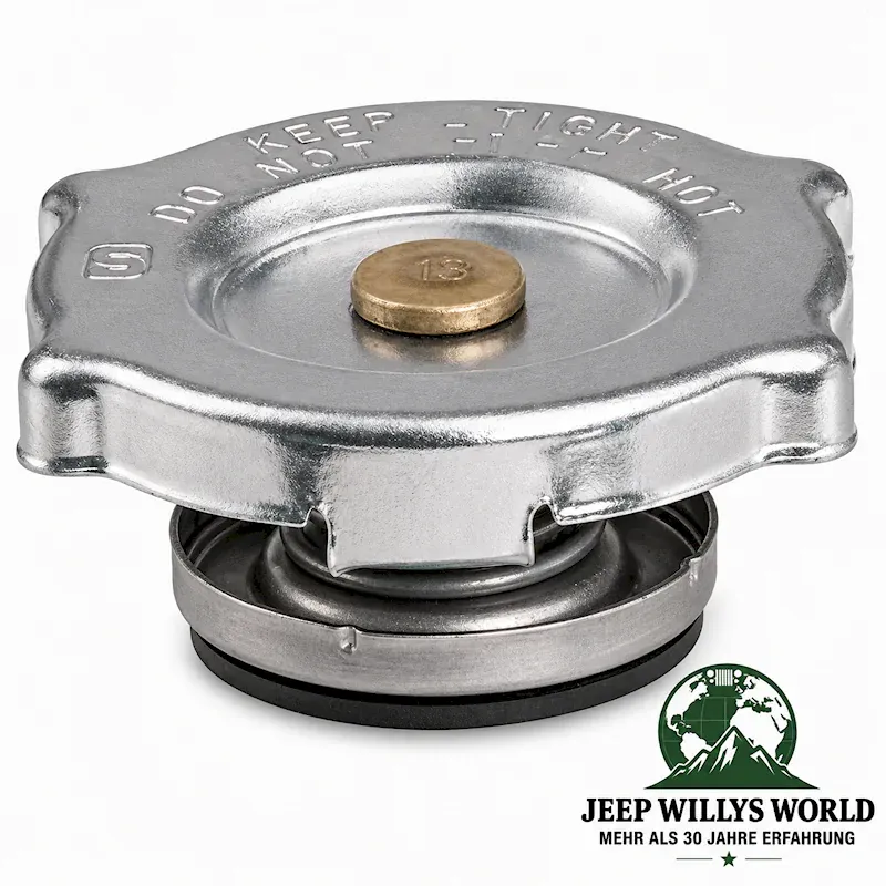 Gates Kühlerverschlussdeckel 13 Lbs. für 2,5L, 2,8L, 4,0L & 4,2L Motor. Jeep Wrangler YJ / Cherokee XJ (1984-1993)