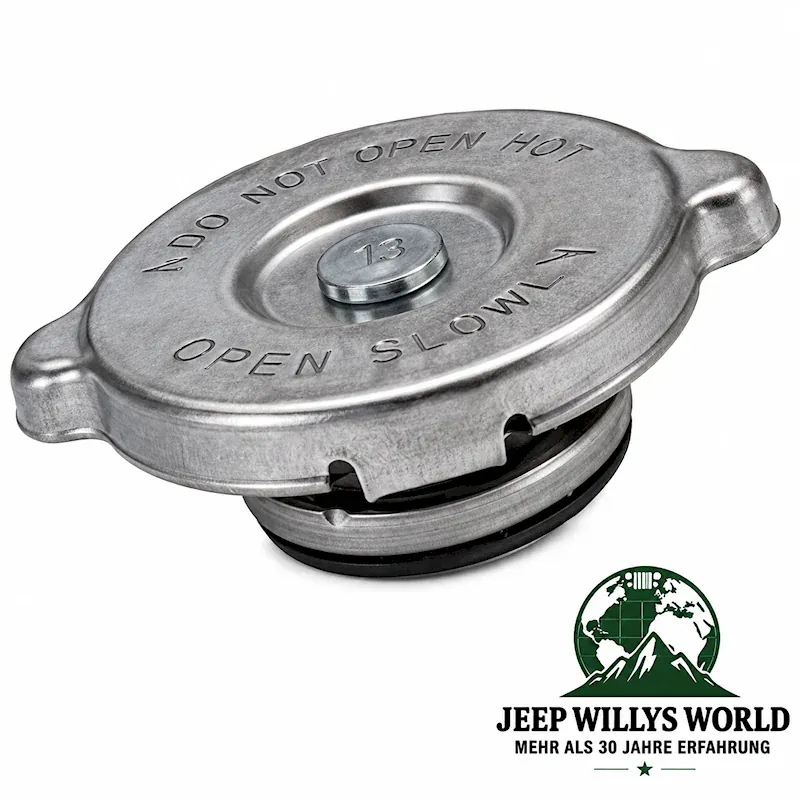 Radiator Cap 13 Lbs. for 2.5L, 2.8L, 4.0L & 4.2L engine. Jeep Wrangler YJ / Cherokee XJ (1984-1993)