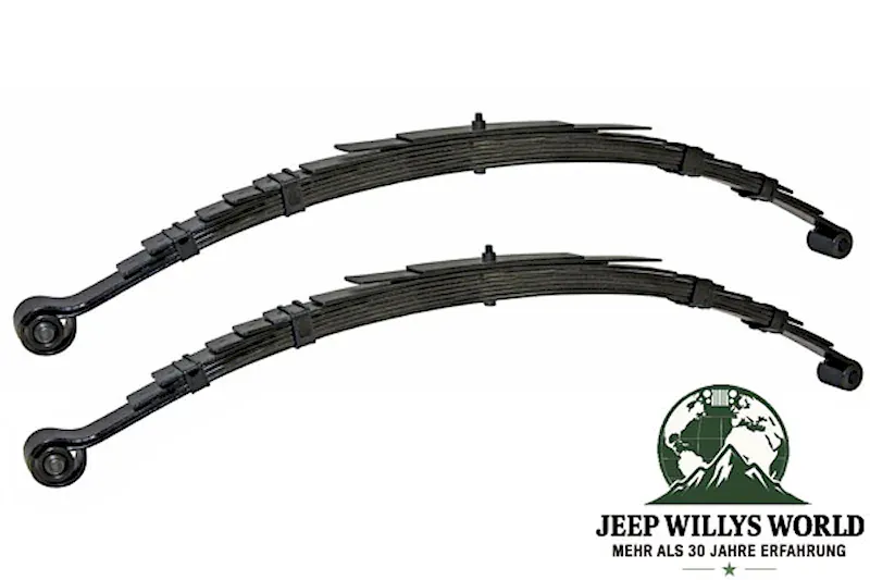 Blattfeder Blattfederpaket Paar Verstärkt hinten 9-Lagen Jeep CJ 76-86