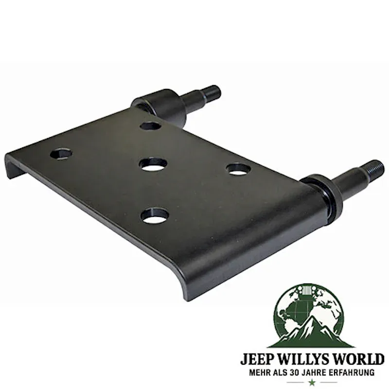Blattfederhalteplatte vorne rechts Jeep CJ 76-86