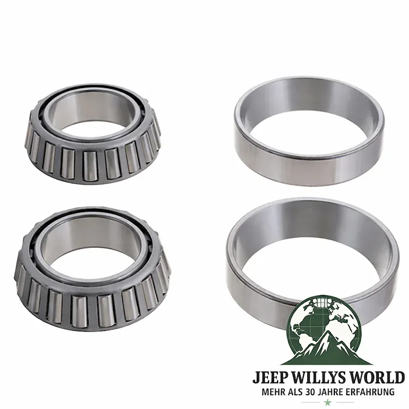 Differential Side Bearing Set 44 Jeep CJ + Wrangler + Cherokee 69-18