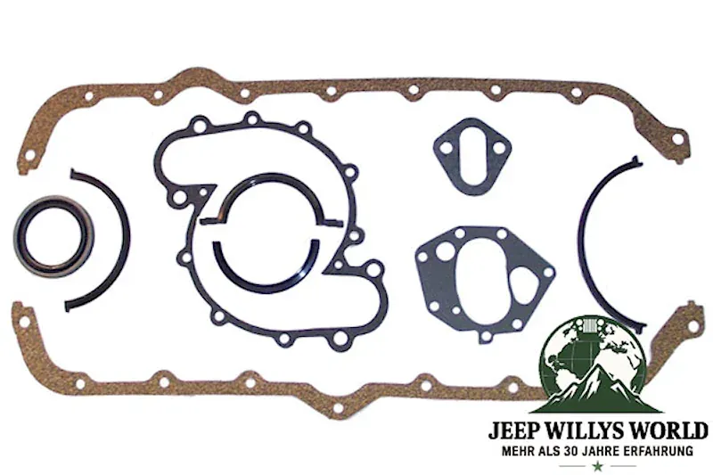 Engine Gasket Set Lower Jeep CJ 5,0 + 5,9 8 Zyl. 72-91