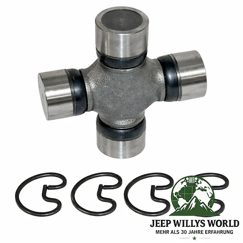 Kreuzgelenk Kardanwelle abschmierbar Jeep Willys + CJ + Wrangler + Cherokee + Grand Cherokee 41-07