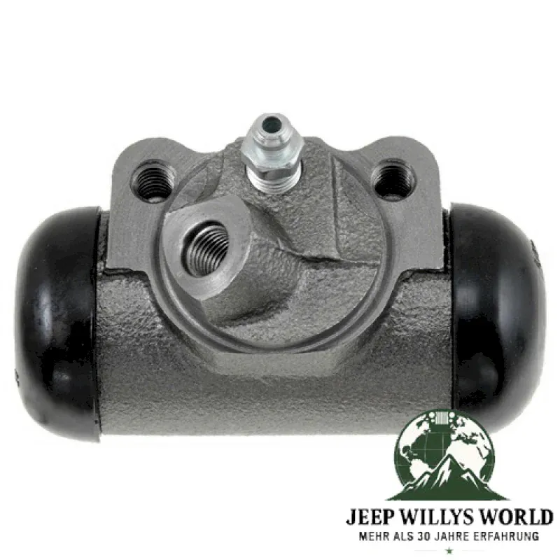 Radbremszylinder 11" Trommelbremse vorne links Jeep CJ5 CJ6 CJ7 Cherokee SJ Wagoneer SJ 69-78, von oben abgebildet.