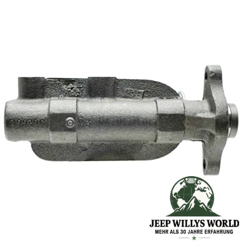Hauptbremszylinder Jeep CJ5 CJ7 77-78 mit Bremskraftverstärker, Ansicht von unten.