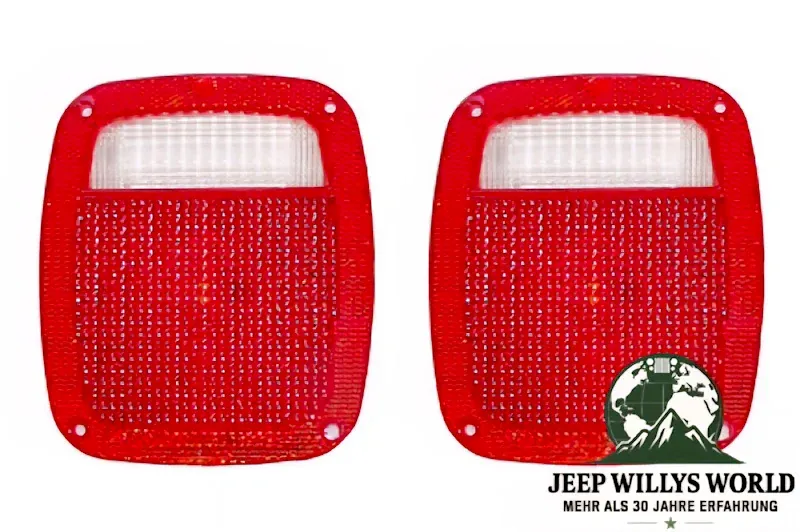 Rückleuchten Glas rechts und links US Modell Jeep CJ Wrangler 76-06
