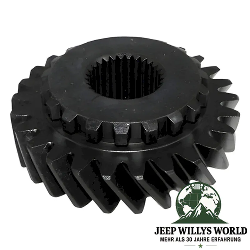 Zahnrad Dana 300 Verteilergetriebe Eingang Jeep CJ 80-86, Vorderseite.