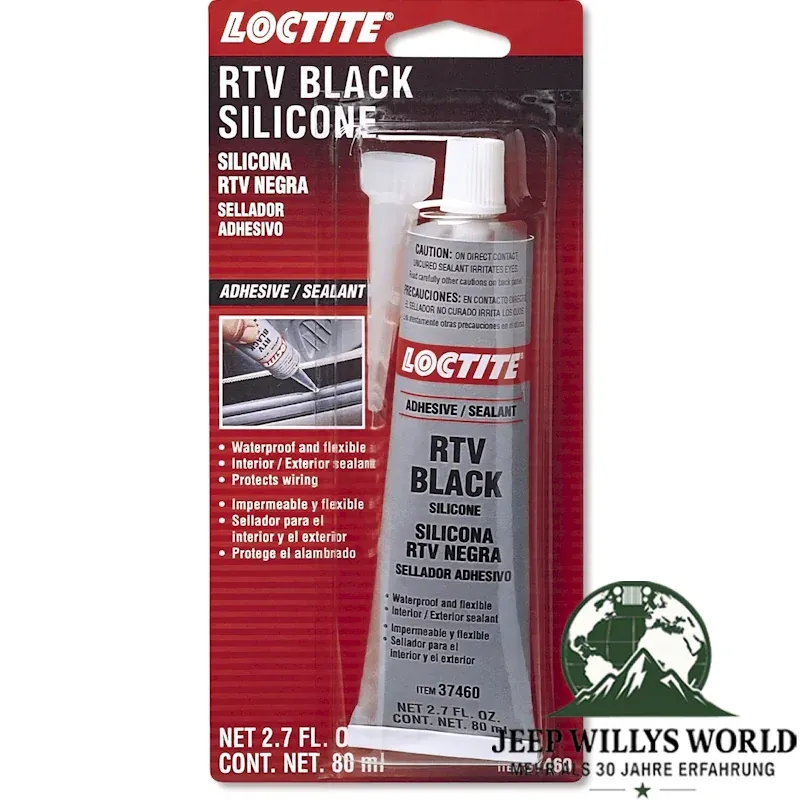 Loctite universeller RTV Kleber, Silikon Dichtmasse abgebildet im Blister.