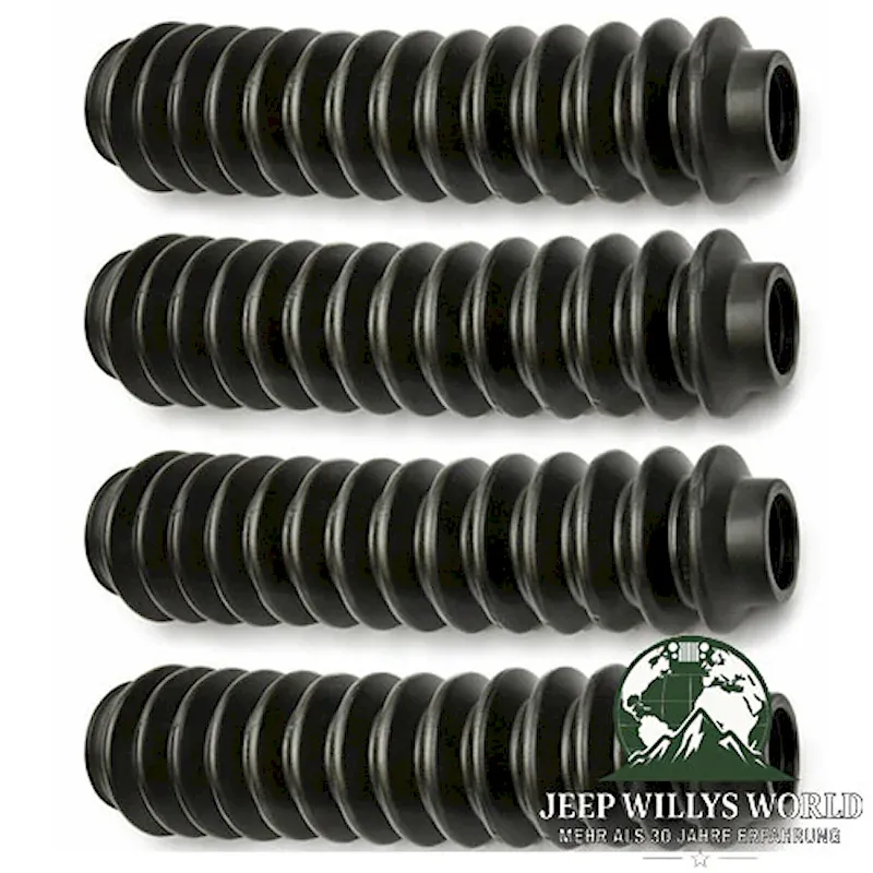 Stoßdämpfermanschetten Set Universal schwarz Jeep 76-18